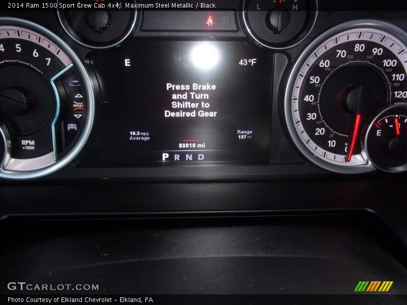 Maximum Steel Metallic / Black 2014 Ram 1500 Sport Crew Cab 4x4