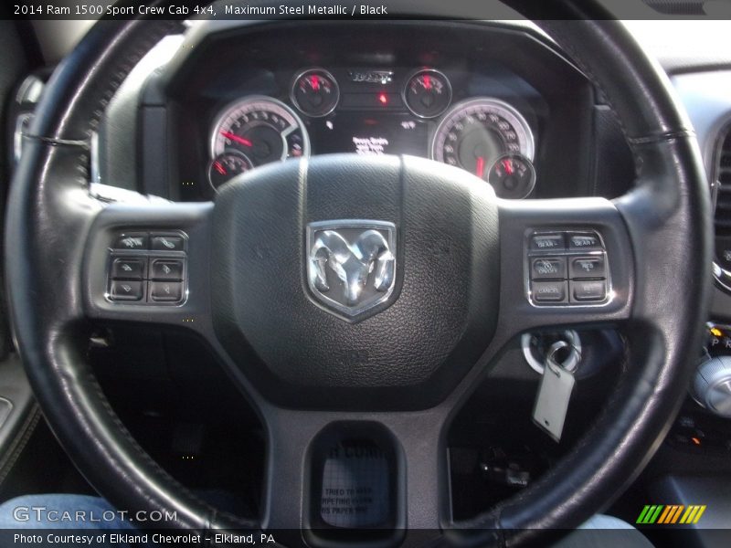 Maximum Steel Metallic / Black 2014 Ram 1500 Sport Crew Cab 4x4