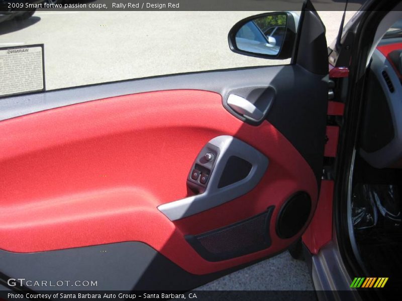 Rally Red / Design Red 2009 Smart fortwo passion coupe