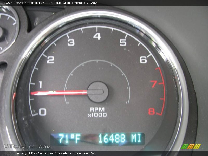 Blue Granite Metallic / Gray 2007 Chevrolet Cobalt LS Sedan