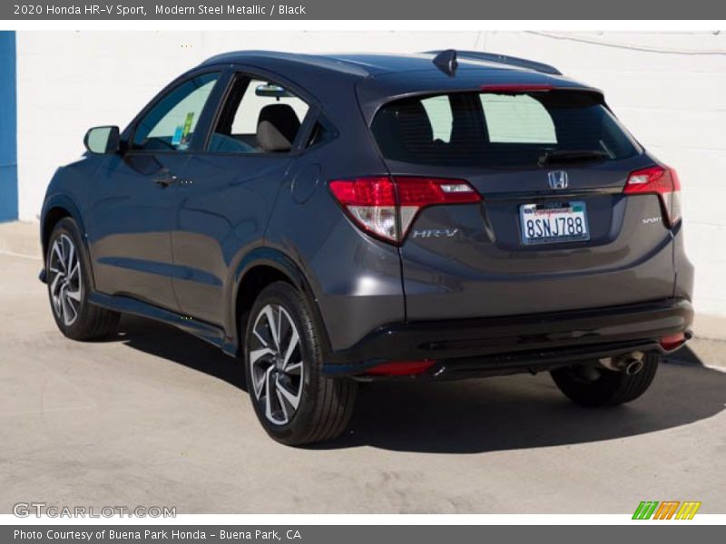 Modern Steel Metallic / Black 2020 Honda HR-V Sport