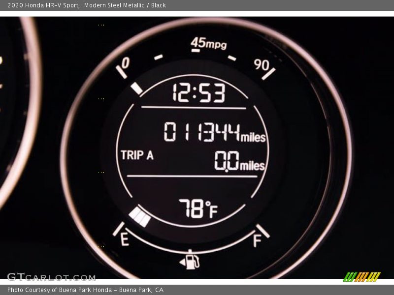 Modern Steel Metallic / Black 2020 Honda HR-V Sport