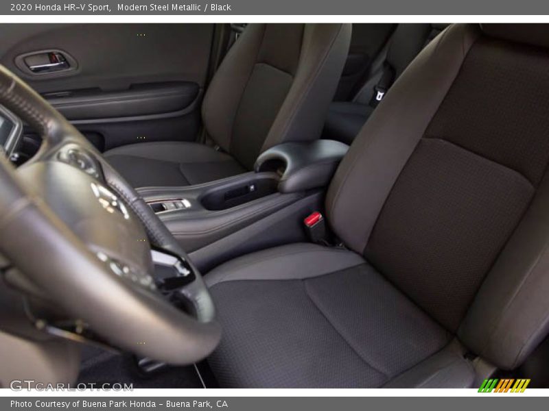 Modern Steel Metallic / Black 2020 Honda HR-V Sport