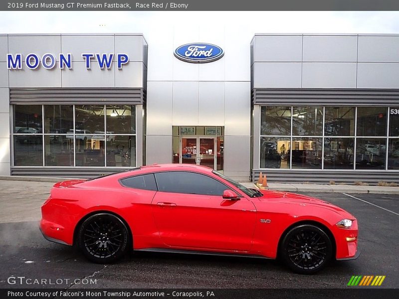 Race Red / Ebony 2019 Ford Mustang GT Premium Fastback
