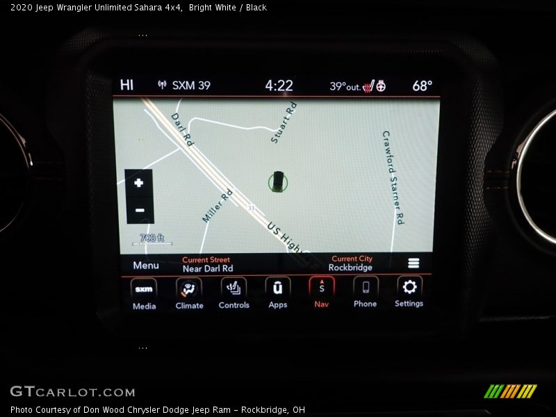 Bright White / Black 2020 Jeep Wrangler Unlimited Sahara 4x4