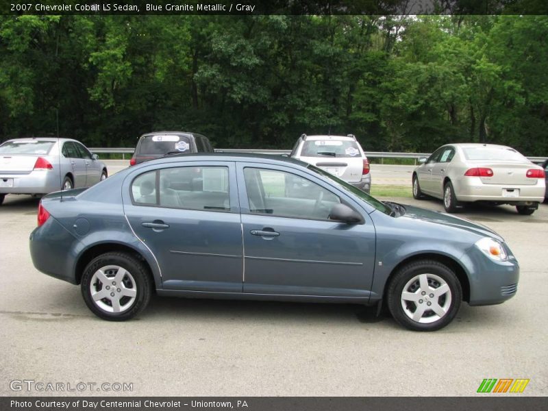 Blue Granite Metallic / Gray 2007 Chevrolet Cobalt LS Sedan