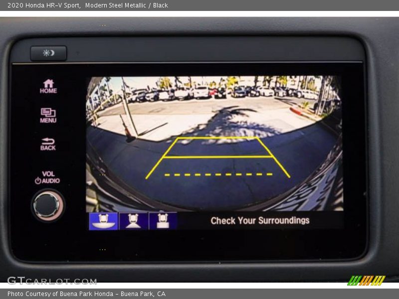 Modern Steel Metallic / Black 2020 Honda HR-V Sport