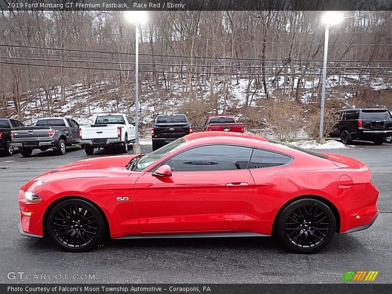 Race Red / Ebony 2019 Ford Mustang GT Premium Fastback