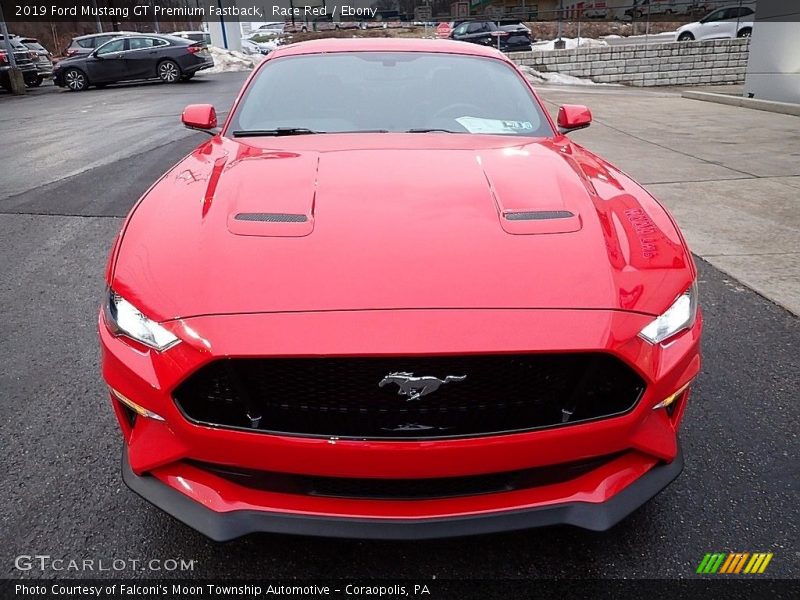 Race Red / Ebony 2019 Ford Mustang GT Premium Fastback