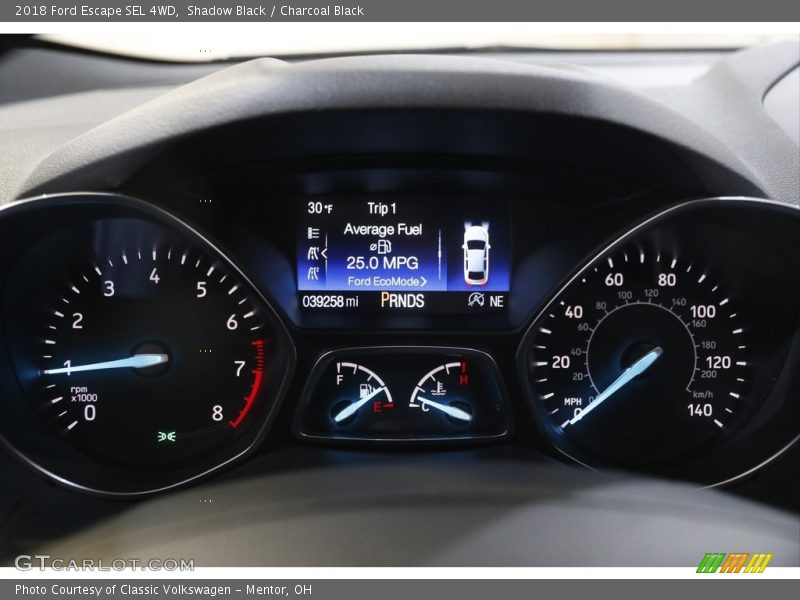 Shadow Black / Charcoal Black 2018 Ford Escape SEL 4WD