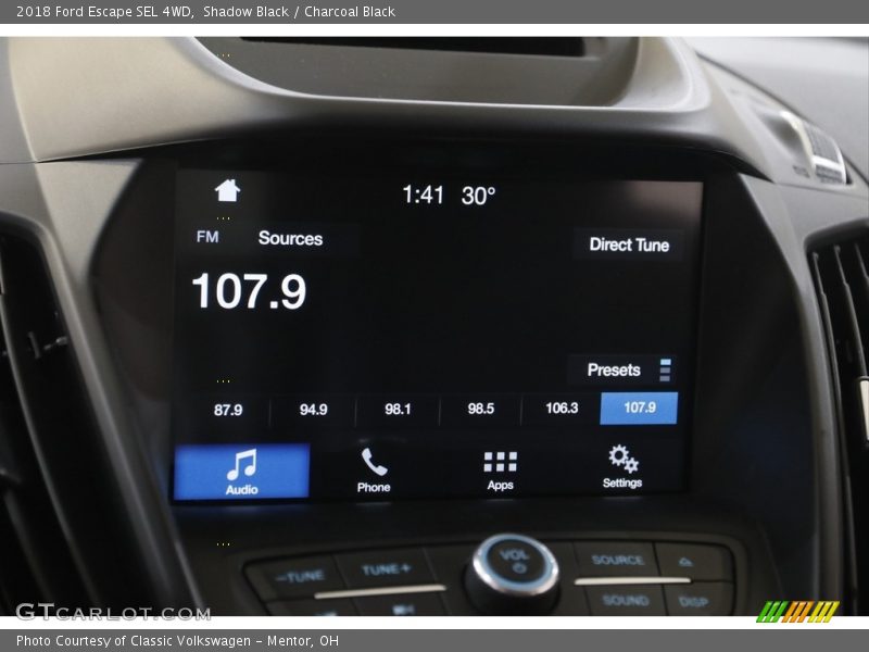 Shadow Black / Charcoal Black 2018 Ford Escape SEL 4WD