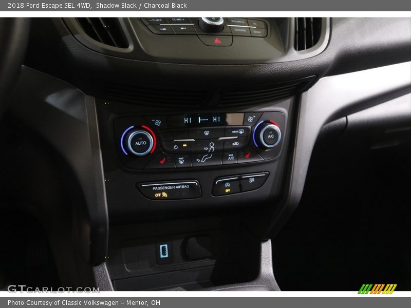 Shadow Black / Charcoal Black 2018 Ford Escape SEL 4WD