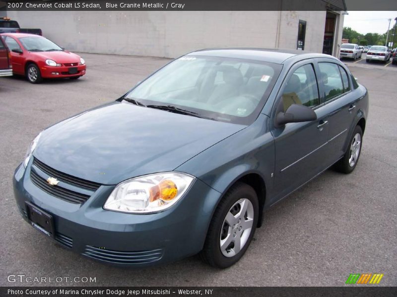 Blue Granite Metallic / Gray 2007 Chevrolet Cobalt LS Sedan