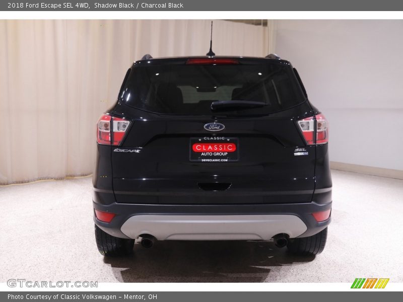 Shadow Black / Charcoal Black 2018 Ford Escape SEL 4WD