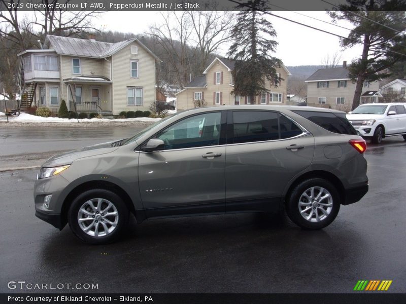 Pepperdust Metallic / Jet Black 2019 Chevrolet Equinox LT AWD