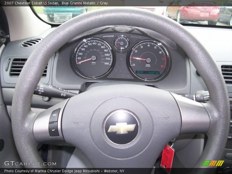 Blue Granite Metallic / Gray 2007 Chevrolet Cobalt LS Sedan