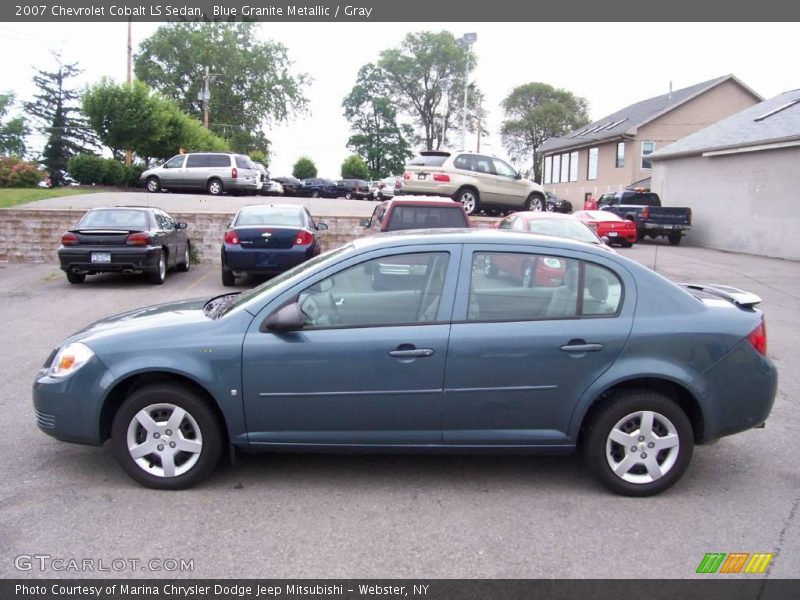 Blue Granite Metallic / Gray 2007 Chevrolet Cobalt LS Sedan