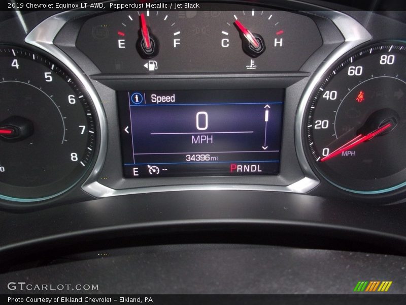 Pepperdust Metallic / Jet Black 2019 Chevrolet Equinox LT AWD