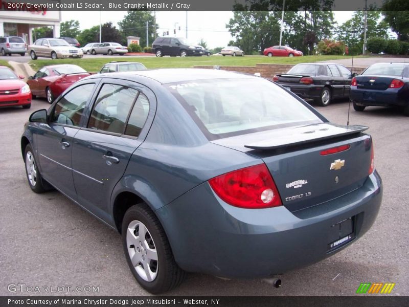 Blue Granite Metallic / Gray 2007 Chevrolet Cobalt LS Sedan