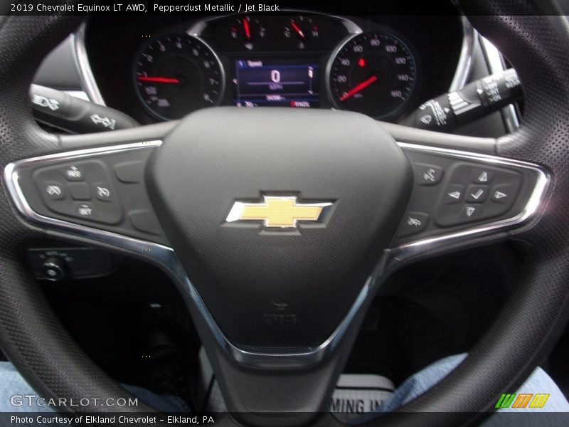 Pepperdust Metallic / Jet Black 2019 Chevrolet Equinox LT AWD
