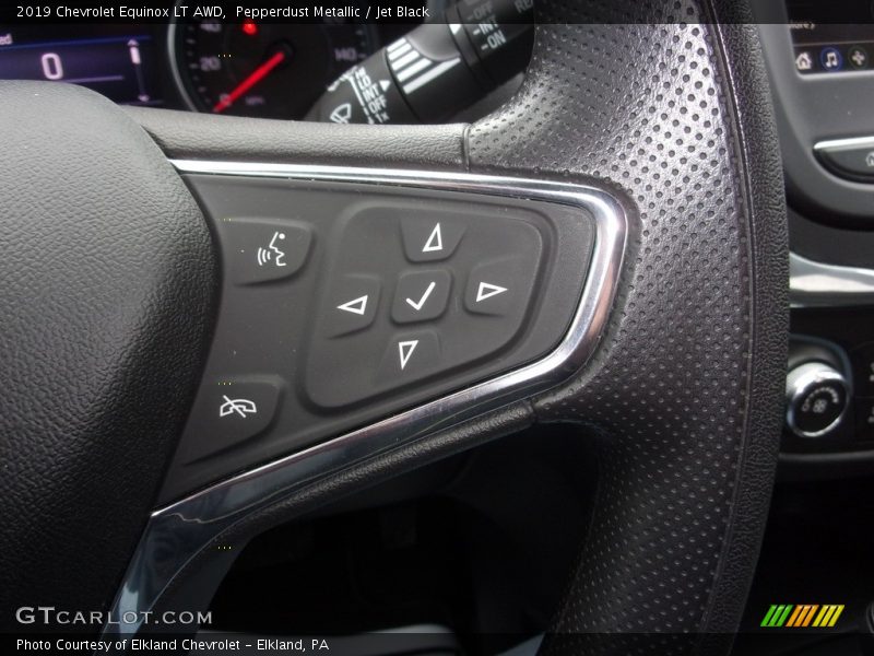 Pepperdust Metallic / Jet Black 2019 Chevrolet Equinox LT AWD