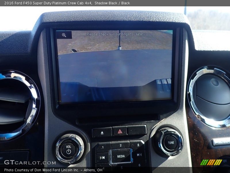 Shadow Black / Black 2016 Ford F450 Super Duty Platinum Crew Cab 4x4