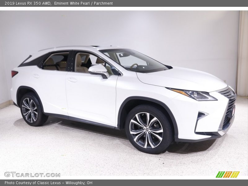 Eminent White Pearl / Parchment 2019 Lexus RX 350 AWD