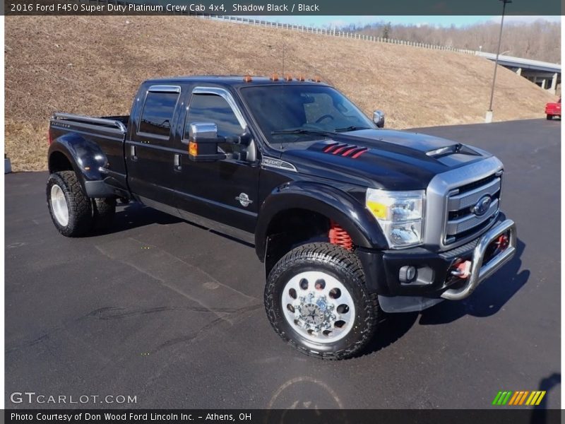  2016 F450 Super Duty Platinum Crew Cab 4x4 Shadow Black