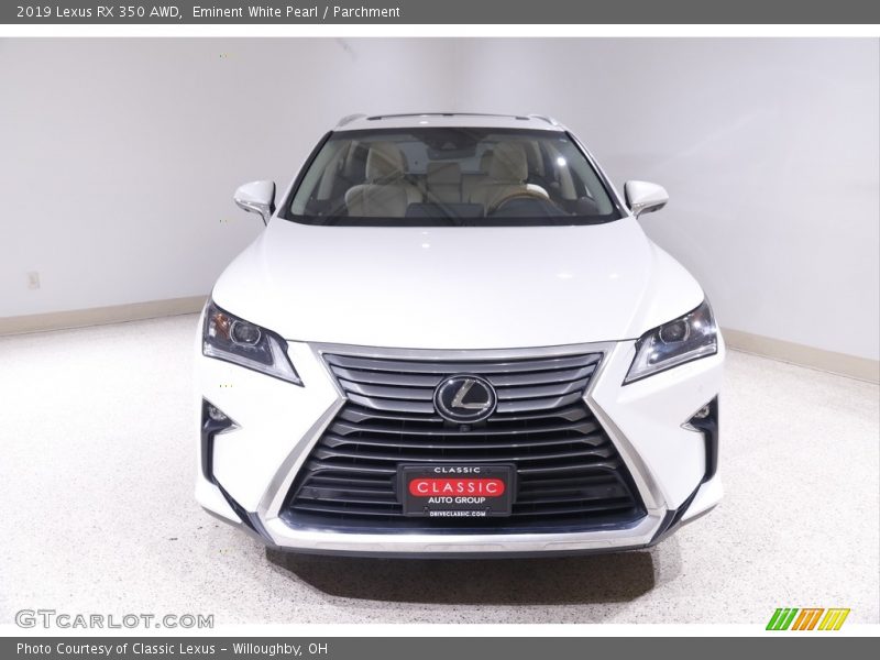 Eminent White Pearl / Parchment 2019 Lexus RX 350 AWD