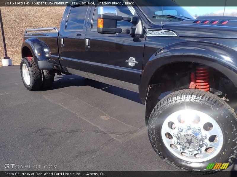 Shadow Black / Black 2016 Ford F450 Super Duty Platinum Crew Cab 4x4