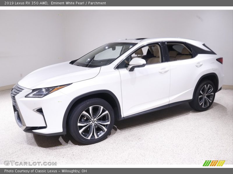 Eminent White Pearl / Parchment 2019 Lexus RX 350 AWD