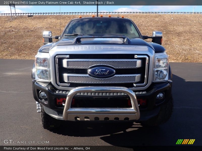 Shadow Black / Black 2016 Ford F450 Super Duty Platinum Crew Cab 4x4