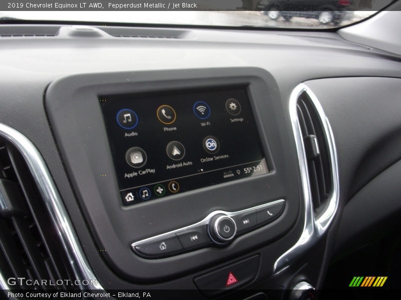 Pepperdust Metallic / Jet Black 2019 Chevrolet Equinox LT AWD