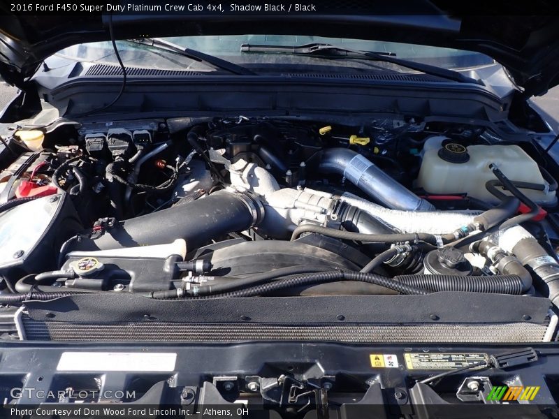 Shadow Black / Black 2016 Ford F450 Super Duty Platinum Crew Cab 4x4