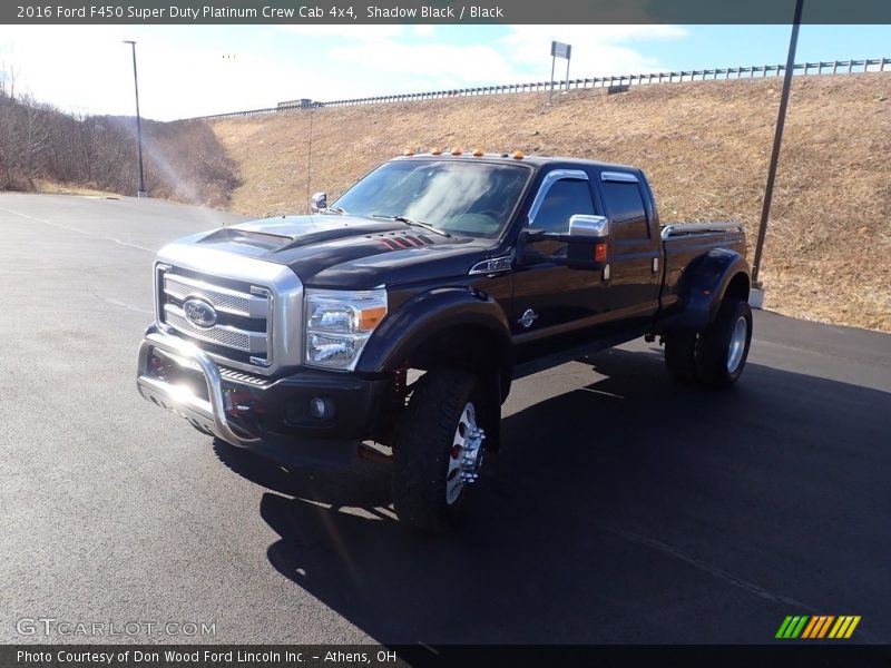 Shadow Black / Black 2016 Ford F450 Super Duty Platinum Crew Cab 4x4