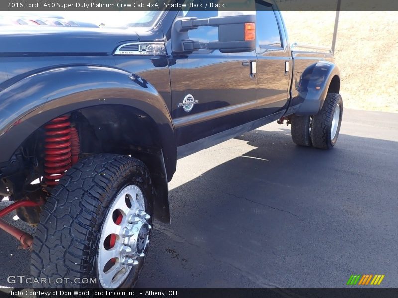 Shadow Black / Black 2016 Ford F450 Super Duty Platinum Crew Cab 4x4