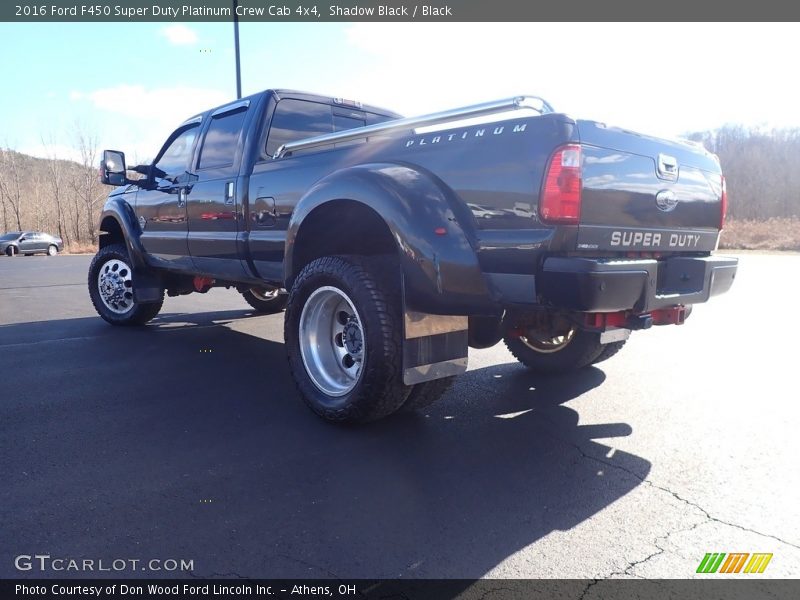 Shadow Black / Black 2016 Ford F450 Super Duty Platinum Crew Cab 4x4