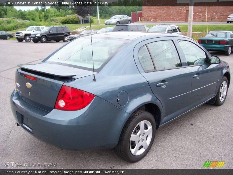 Blue Granite Metallic / Gray 2007 Chevrolet Cobalt LS Sedan