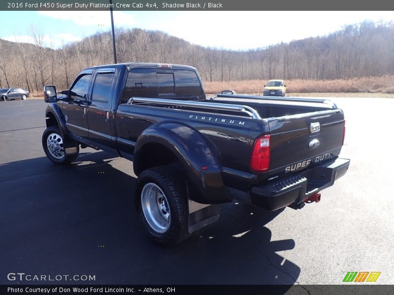 Shadow Black / Black 2016 Ford F450 Super Duty Platinum Crew Cab 4x4