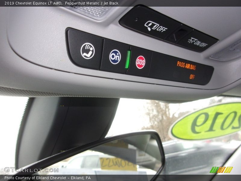 Pepperdust Metallic / Jet Black 2019 Chevrolet Equinox LT AWD