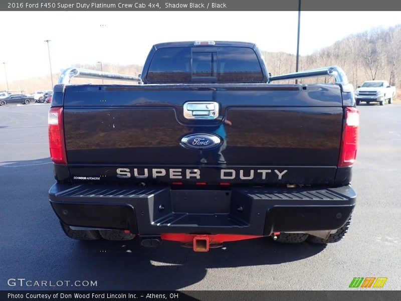 Shadow Black / Black 2016 Ford F450 Super Duty Platinum Crew Cab 4x4