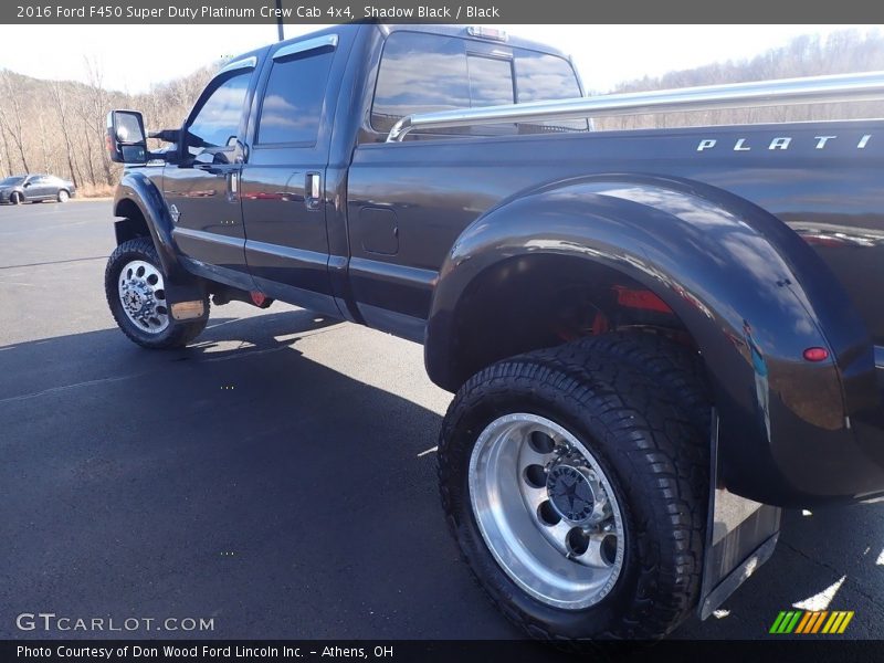 Shadow Black / Black 2016 Ford F450 Super Duty Platinum Crew Cab 4x4