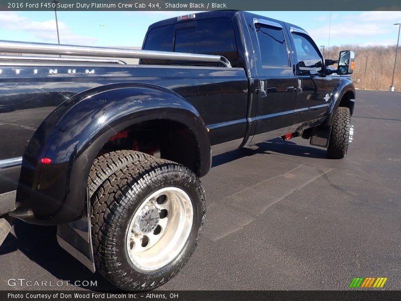 Shadow Black / Black 2016 Ford F450 Super Duty Platinum Crew Cab 4x4