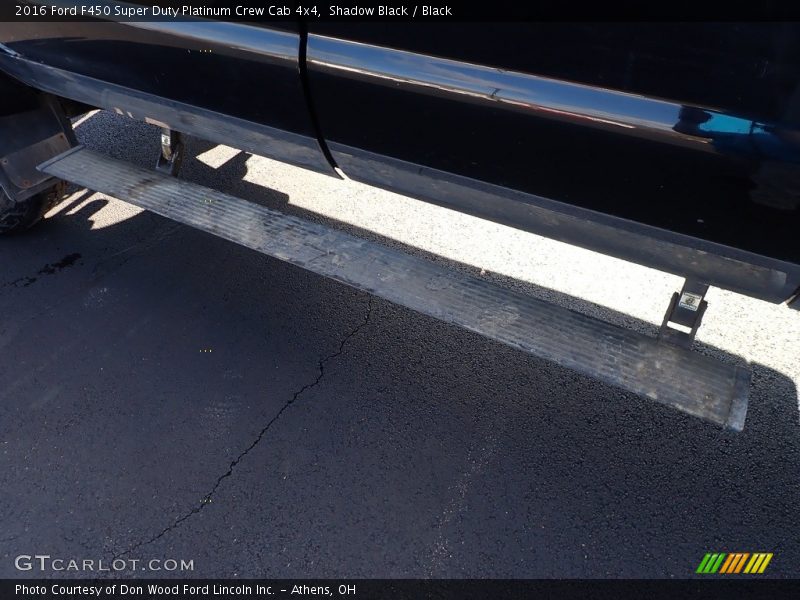 Shadow Black / Black 2016 Ford F450 Super Duty Platinum Crew Cab 4x4