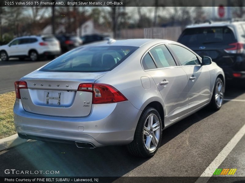 Bright Silver Metallic / Off-Black 2015 Volvo S60 T5 Premier AWD