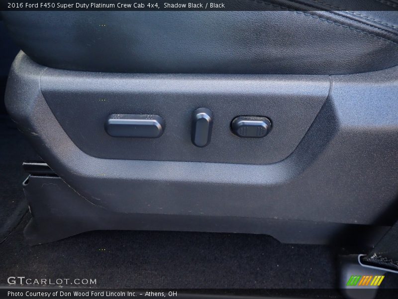 Shadow Black / Black 2016 Ford F450 Super Duty Platinum Crew Cab 4x4