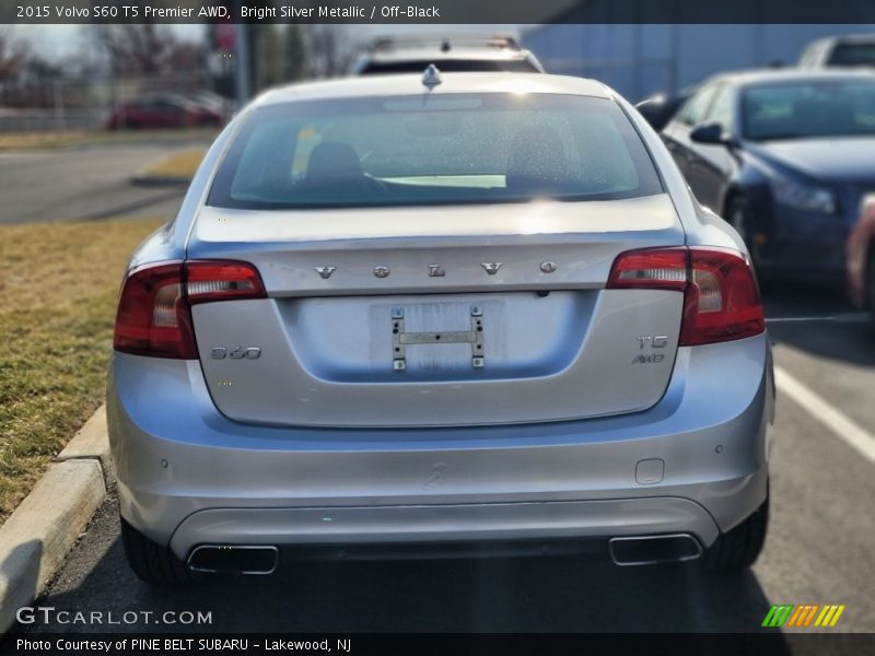 Bright Silver Metallic / Off-Black 2015 Volvo S60 T5 Premier AWD