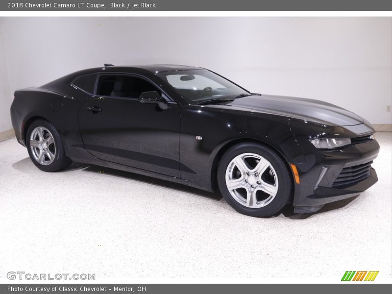 Black / Jet Black 2018 Chevrolet Camaro LT Coupe