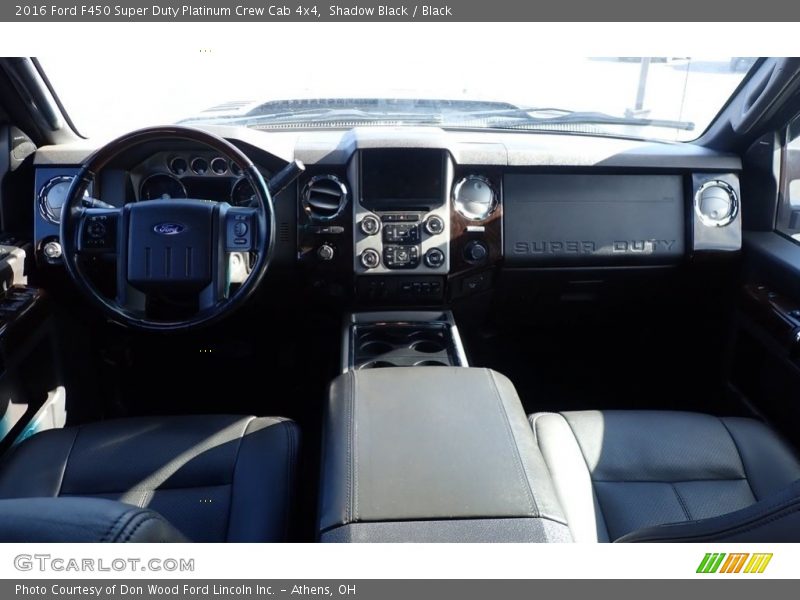 Shadow Black / Black 2016 Ford F450 Super Duty Platinum Crew Cab 4x4