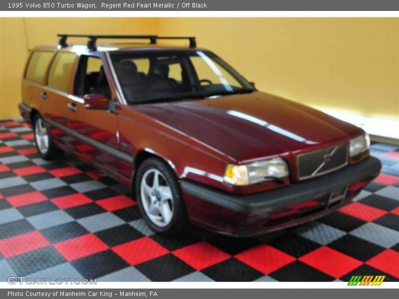 Regent Red Pearl Metallic / Off Black 1995 Volvo 850 Turbo Wagon